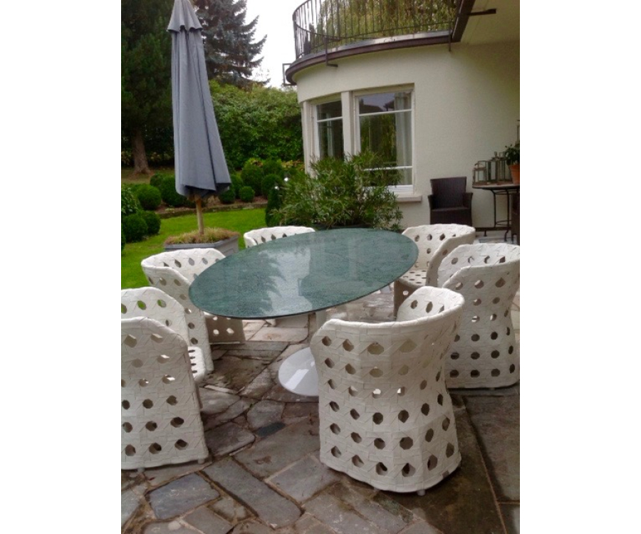 Saarinen Tisch Oval (Marmor) 