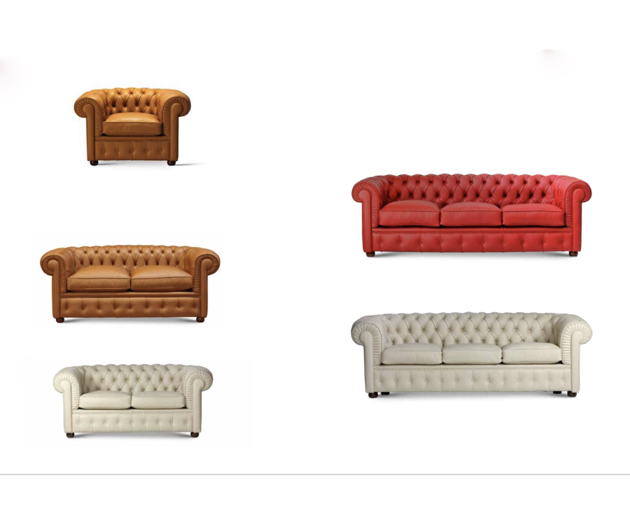 Chesterfield Sofa 3-Sitzer