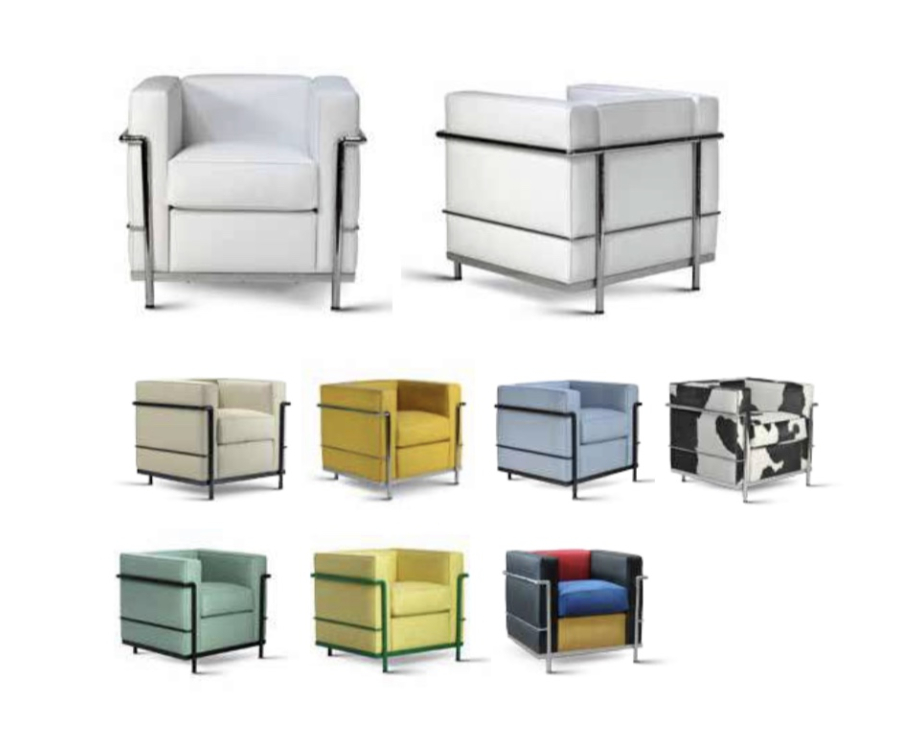 LC2X - 2 x Armchair DS/21 + 1 x 3-er Sofa DS/23 