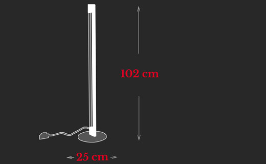 Eileen Gray Tube Light Maße