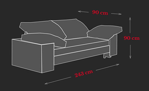 Lota Sofa Eileen Gray Maße